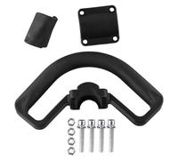 Gettimore Kit de montaje de barra de mango para cortacésped pieza de repuesto con tornillos, mangas de goma y acolchado de esponja, se adapta a eje de 26 mm