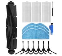 Gettimore Kit de piezas de repuesto para robot 360, Botslab S8 Plus/S8, EZVIZ RE4/RE5 Plus, con cepillo principal, cepillos laterales, filtros, almohadillas de fregona y destornillador