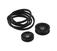 Gettimore Kit de polea loca y correa de transmisión L100-L175, 89 pulgadas para repuesto GX20006 GX20286 GX20287