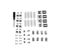 Gettimore Kit de reparación de casco de hockey de fútbol, 49 piezas con clips R, juntas de goma, tuercas, tornillos y destornillador para cascos de béisbol y sóftbol