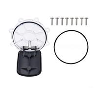 Gettimore Kit de reparación de válvula de retención, compatible con modelos 7235/7305 con resorte de acero inoxidable y junta tórica de cubierta para spa de piscina (negro-gris)