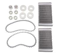 Gettimore Kit de reparación robótico de limpiador de piscinas con correas de transmisión, ruedas de escalada, cepillos de rodillo y conjuntos de polea, compatible con números de modelo 9985006-R2