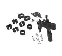 Gettimore Kit de soporte de montaje de paquete de agua combustible para | Se asegura a tubos redondos de 1 a 2 pulgadas, mango de bloqueo antirrobo, durabilidad resistente a la intemperie todoterreno