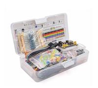 Gettimore Kit de tabla de pan de 830 puntos con cables de puente y resistencias para Arduino Starter Set