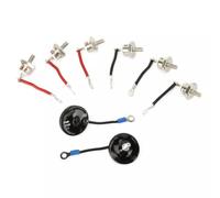 Gettimore Kit rectificador de diodo para grupo electrógeno, módulo RSK6001 con 3 diodos positivos y 3 diodos negativos, 2 varistores, construcción de metal, compatible con HC7/6