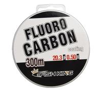 Gettimore Línea de pesca de fluorocarbono de 300 m, 0,3-0,5 mm, línea líder de fibra de carbono transparente para agua dulce y salada, alta resistencia a la abrasión, baja visibilidad bajo el agua