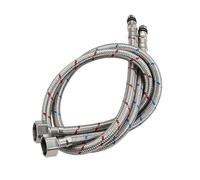 Gettimore Manguera flexible de acero inoxidable 304 para grifos mezcladores de cocina y lavabo, 60/80 cm, accesorio BSP de 1/2 pulgada, paquete de 2