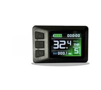 Gettimore Medidor de pantalla a color para bicicleta eléctrica KT-LCD7C, panel de ciclismo impermeable de 36 V con visualización de código de falla, conector de 5 pines, cable de 21 cm