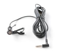 Gettimore Micrófono de techo unidireccional de 3,5 mm para sistemas de navegación Android Clarion/Kenwood/Sony/Alpine/Pioneer/JVC, cable de 300 cm, condensador electret con alta sensibilidad y