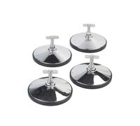 Gettimore Niveladores de patas de mesa de billar y futbolín, ajustadores de pie de metal de 6 pulgadas para mesas de billar, elevadores de altura para piezas de repuesto