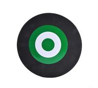 Gettimore Objetivo de flecha de espuma EVA de 25 x 25 x 3 cm, práctica de movimiento portátil para interiores y exteriores, jardín, ligero, absorción de golpes, verde (negro verde)