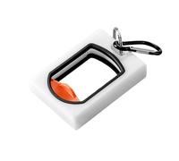 Gettimore Organizador de bridas con función que brilla en la oscuridad, soporte de cable ABS, gestión eficiente de cables, 60 x 78 mm, color blanco