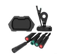 Gettimore Panel de visualización LCD para salpicadero con indicadores de velocidad, batería y rango, conector impermeable para scooters eléctricos Kukirin G2 Pro/G2 Max/G2 Master/G3 Pro (C)