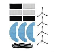 Gettimore Paños de fregona para cepillo principal, filtros laterales para Venga para VG RV 3000, accesorios para aspiradoras que ofrecen una captura eficiente de partículas