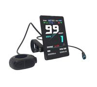 Gettimore Pantalla eléctrica para bicicleta Bafang DPC101 CAN UART compatible con motores M510 M560 M620 BBS02 G340 HD, ABS negro, 10 x 15 x 10 cm