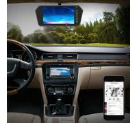 Gettimore Pantalla multimedia para coche de 7 pulgadas con pantalla LCD, reproductor de vídeo FM y USB