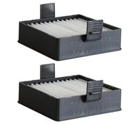 Gettimore Paquete de 2 filtros AH46000 PWR aspiradora de mano inalámbrica | Paquete de 2 filtros lavables AH46000 PWR sin bolsa, 2 filtros estándar AH46000 PWR inalámbrico de mano