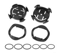 Gettimore Paquete de 2 soportes de computadora para Garmin Edge 130 200 530 500 800 1000 manubrio o vástago para iGPSPORT con correas elásticas y almohadillas de goma