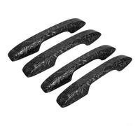Gettimore Paquete de 4 protectores de manija de puerta para Honda Civic 2022 11ª generación, borde de cobertura completa ABS negro (C)