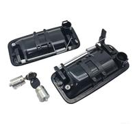 Gettimore Par de manijas exteriores de puerta con llaves cilíndricas para GMC para Suburban K2500 1995-1999 - Plástico y metal (todo plástico)