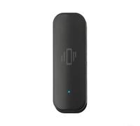Gettimore Para Zigbee Sensor de vibración para Tuya Smart Home Sistema de alarma Monitoreo remoto en tiempo real Sensibilidad ajustable Detector de movimiento ABS bajo negro (para Zigbee negro)