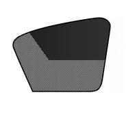 Gettimore Parasol de malla para ventana lateral de coche con imanes fuertes, visera de protección UV para coches, SUV y minivans, color negro frontal derecho