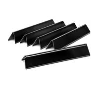 Gettimore Parrilla de repuesto para Weber Spirit I & II 300 Series E310 S310 E320 S320 E330 S330, juego de 5 piezas de escudo contra incendios esmaltado negro
