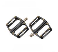 Gettimore Pedales de bicicleta de aleación de aluminio CNC, rodamiento sellado, plataforma antideslizante para bicicleta plegable de carretera MTB 14 mm eje dorado 1 par