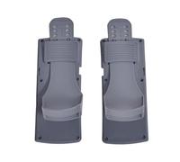 Gettimore Pedales de pie para máquina de remo de plástico, 33 x 12,5 cm, para Concept 2 Modelo D/E y Powerfun 500/550, longitud ajustable, negro, un par