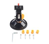 Gettimore Pequeño tornillo de banco giratorio para trabajo giratorio de 360°, rango de abrazadera de 0-30 mm con soporte de mesa con ventosa