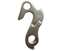 Gettimore Percha de cambio de bicicleta para Trek, Gary para Fisher y Klein Bikes de aluminio para colgador de repuesto, negro/plateado, 5 x 5 x 2 cm