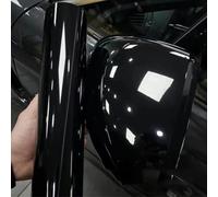 Gettimore PET - Lámina de vinilo para coche, color negro brillante, 30 x 300 cm, liberación de burbujas de aire, para aplicar y quitar
