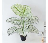 Gettimore Planta verde de simulación de bonsái de jardín para decoración del hogar, follaje artificial de estilo nórdico, 60 cm de altura, plástico