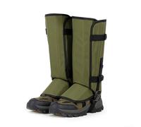 Gettimore Polainas de nieve para botas con correa elástica, fundas ligeras e impermeables para esquí, caza, mochileros, aventuras al aire libre, talla M L (verde)