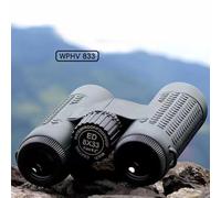 Gettimore Prismáticos ED de 8 x 33 pulgadas con óptica HD impermeable rellena de nitrógeno para observación de vida silvestre al aire libre y accesorio para smartphone, color negro