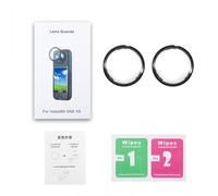 Gettimore Protector de lente para Insta360 X5, paquete de 2 fundas de vidrio templado antiarañazos con alta transparencia y fácil instalación