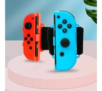 Gettimore Pulsera ajustable para Nintendo Switch Dance Games, Dance 2025, Zumba Burn It Up, para Ring Fit Adventure, rojo y azul