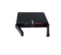 Gettimore Regulador de energía solar portátil para dispositivos móviles, estabilizador de voltaje 88% eficiente con protección contra sobrecorriente, negro, 60 x 40 x 11 mm