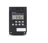 Gettimore Relé de interruptor de tiempo digital de 30 A 6500 W para montaje en riel DIN de 220 V con temporizador programable semanal y respaldo de memoria