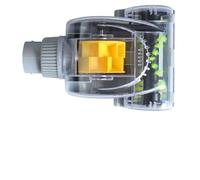 Gettimore Removedor de pelo de mascotas de plástico para aspiradora de 32 mm y 35 mm, cepillo turbo para sofá y tapicería, cerdas suaves, compatible con herramientas de limpieza de 6.8 x 4.5 pulgadas