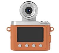 Gettimore Retro Digital con video HD 1080P, pantalla IPS y pantalla abatible para selfies, diseño portátil para viajes y uso en campus