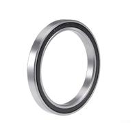 Gettimore Rodamiento de bolas de ranura profunda 6820-2RS, 100 mm interior x 125 mm exterior x 13 mm de altura, acero inoxidable AISI440, para aplicaciones mineras e industriales