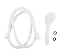 Gettimore RV Economy - Juego de alcachofa de ducha y manguera de 60 pulgadas, color blanco, 152 cm, para RV y uso en exteriores