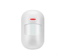 Gettimore Sensor de movimiento infrarrojo inalámbrico Detector PIR inteligente con gran angular de 110 ° y rango de 100 m, alarma antifalsa para el hogar, tienda, oficina, seguridad (blanco)