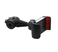 Gettimore Soporte ajustable para teléfono club, para rotación de 360 grados, reproducción y revisión, clip de PVC ABS para teléfonos inteligentes de 65-99 mm, negro (B)