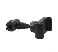 Gettimore Soporte ajustable para teléfono de club, para rotación de 360 grados, reproducción y revisión, clip de PVC ABS para teléfonos inteligentes de 65-99 mm, negro (A)