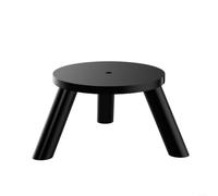 Gettimore Soporte de altavoz de escritorio para Echo Studio y Dot Max, trípode elevador de acrílico transparente para audio doméstico inteligente, soporte estable y elegante (negro)