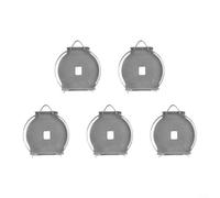 Gettimore Soporte de clic de sonido de acero inoxidable para carrete de pesca Bearking 1.5 mm Ancho de línea Plata 1 5 unids Pack(4)