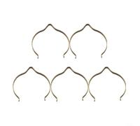 Gettimore Soporte de clic de sonido de acero inoxidable para carrete de pesca Bearking 1.5 mm Ancho de línea Plata 1 5 unids Pack(3)