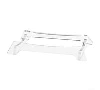 Gettimore Soporte de escritorio acrílico para altavoces JBL Charge 6 5 con pies de silicona antideslizantes, soporte de pantalla transparente, soporte de base de equipo de música